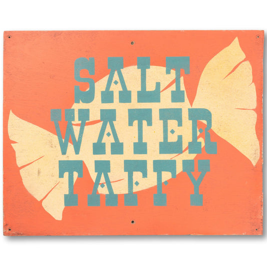 Salt Water Taffy Sign