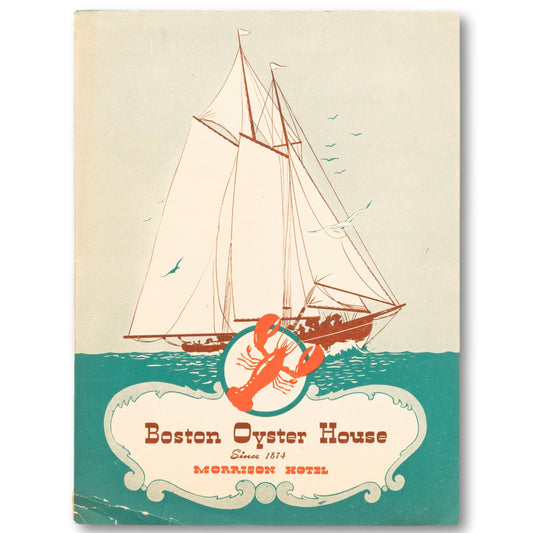 1940's Boston Oyster House Menu