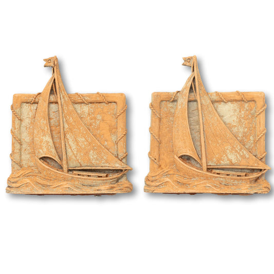 Syroco Sailboat Bookends