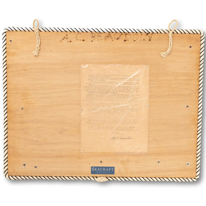 Remarkable 82 piece Signed Knot Board