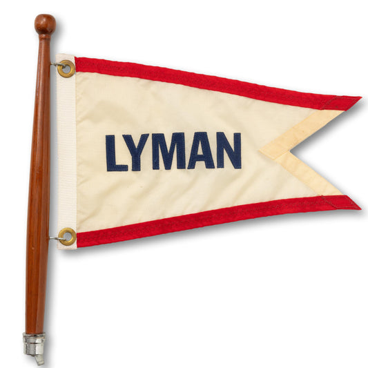 LYMAN Swallowtail Burgee on Pole