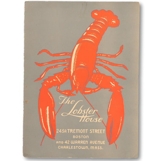 The Lobster House Original Menu