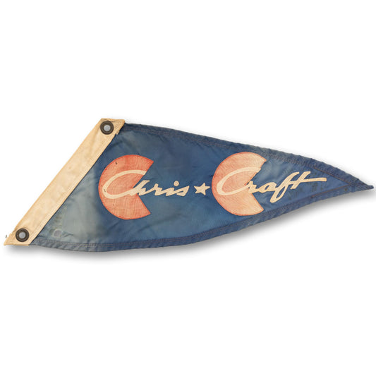 Rare Blue Chris Craft Burgee