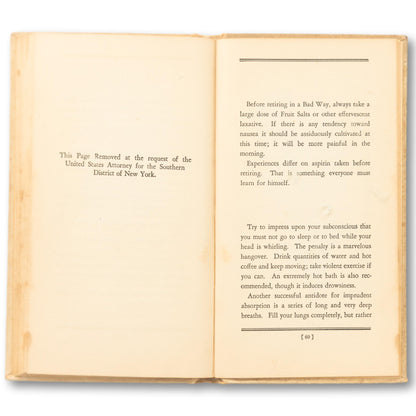 Rare Prohibition Era Cocktail Book