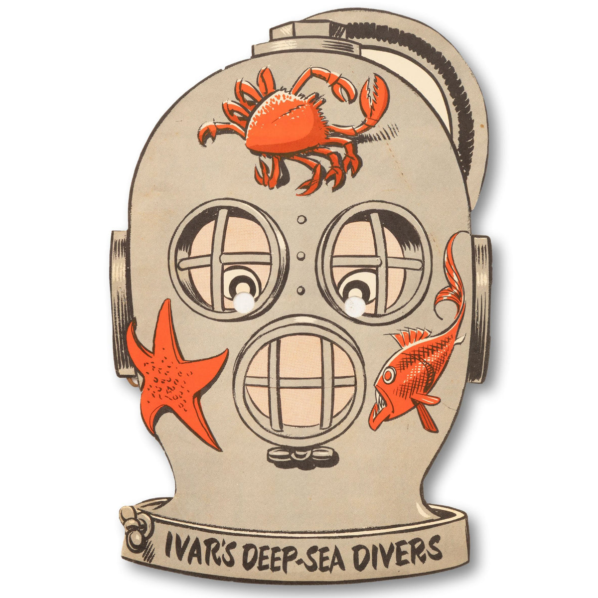 Exceptionally Rare Paper Diving Mask