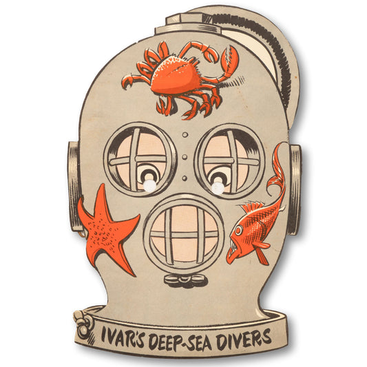 Exceptionally Rare Paper Diving Mask