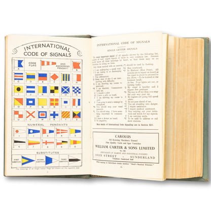 1957 Leather Bound Nautical Almanac