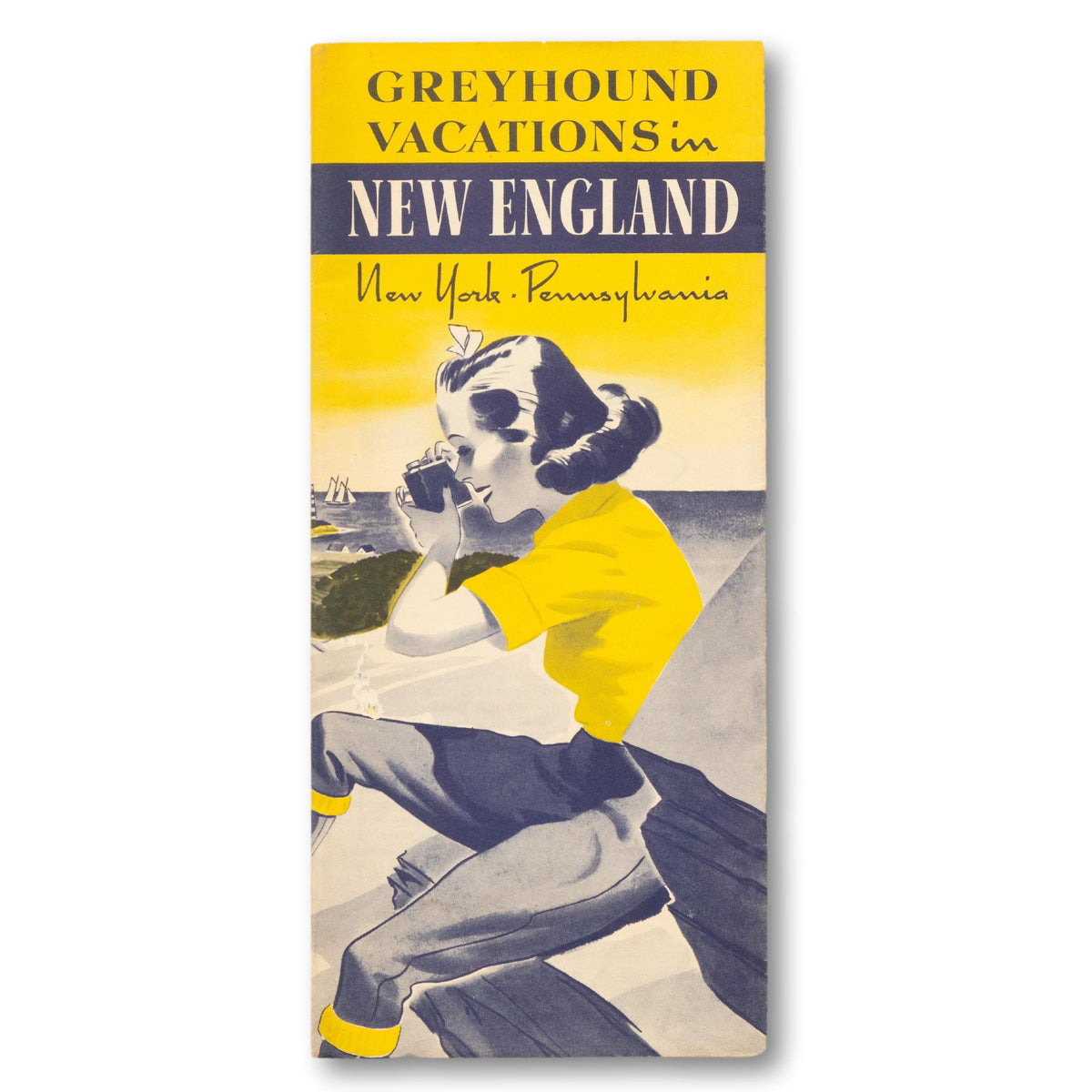 1939 Greyhound Vacation Guide to New England