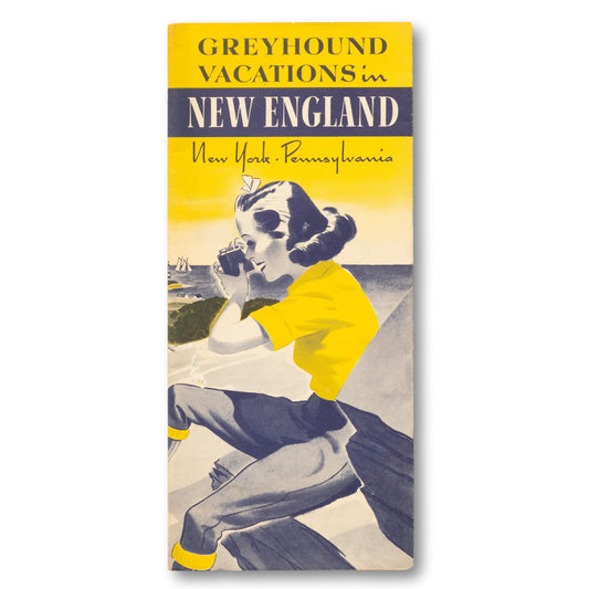 1939 Greyhound Vacation Guide to New England