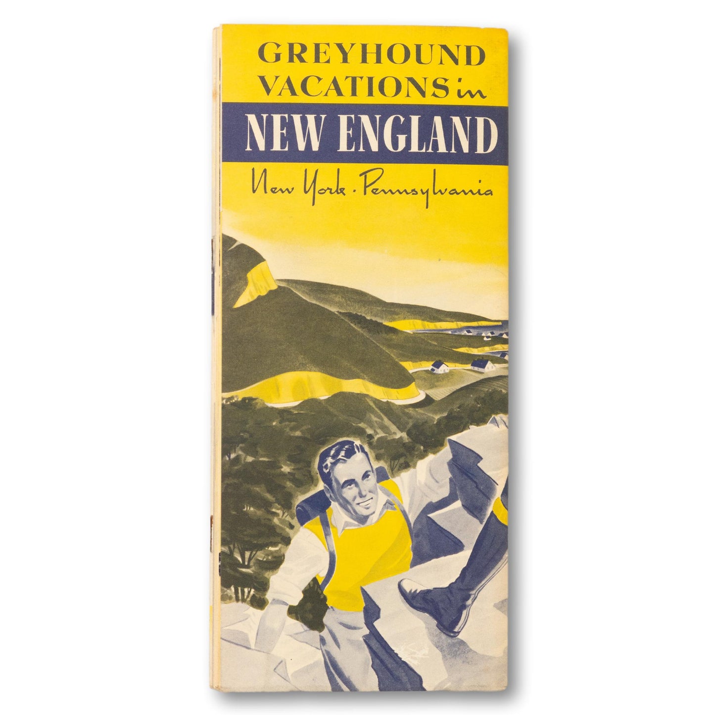 1939 Greyhound Vacation Guide to New England