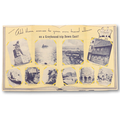 1939 Greyhound Vacation Guide to New England