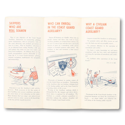 1963 Coast Guard Auxiliary Recruitment Brochure