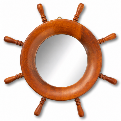 Ship's Wheel Mirror