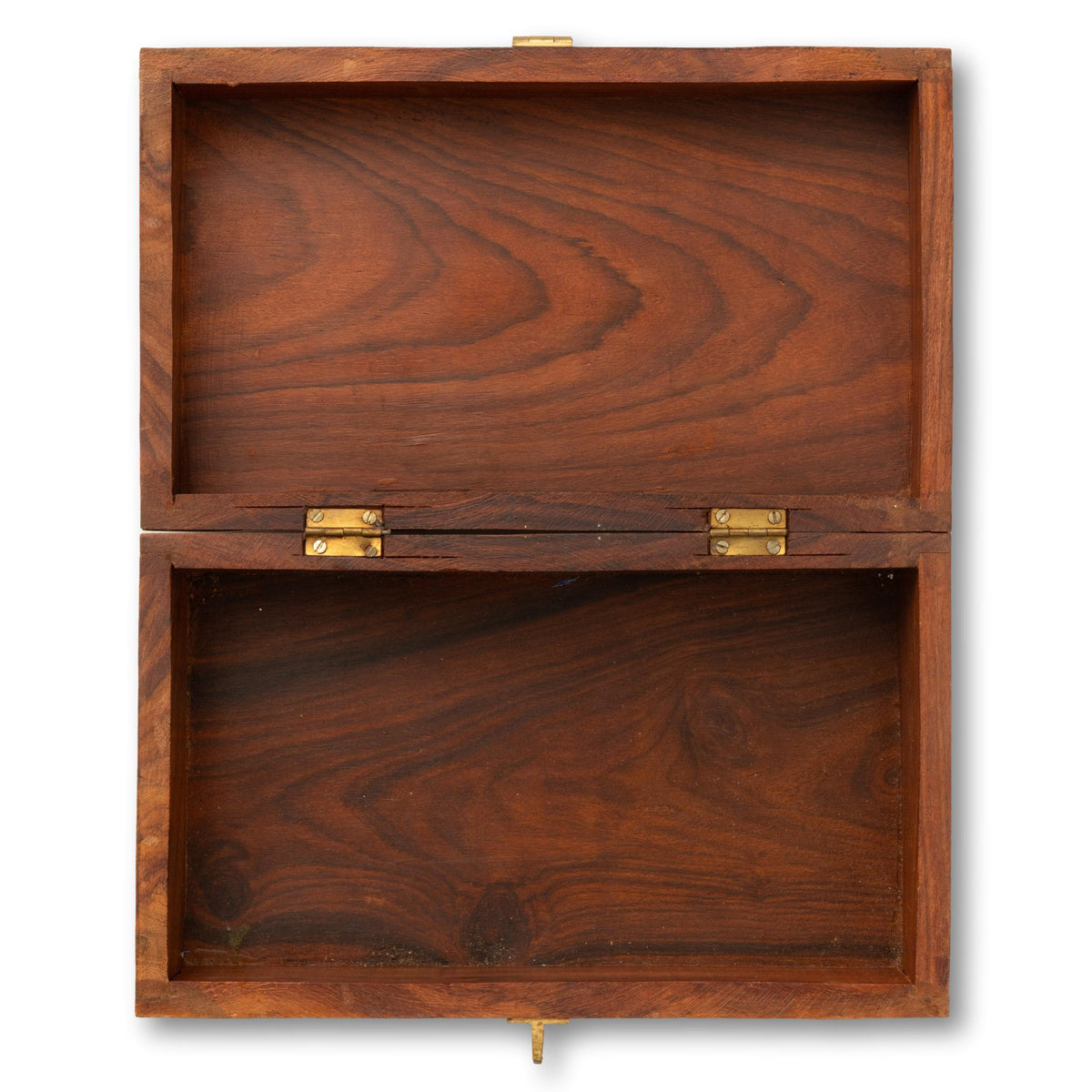 Brass Inlaid Treasure Chest