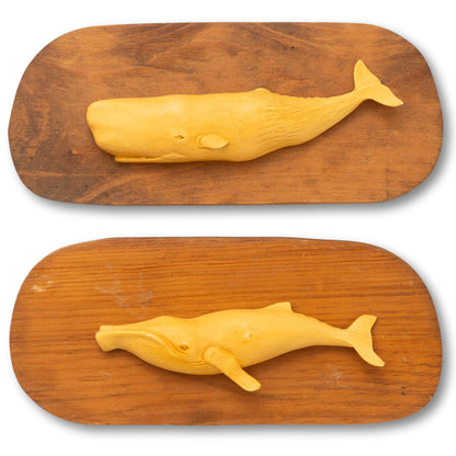 Pair Of Whales Wall Plaques