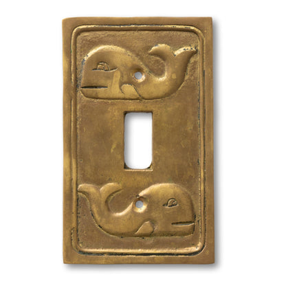 Marvelous Whale Lightswitch Plate