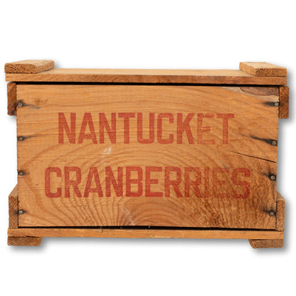 Nantucket Cranberries Wood Crate