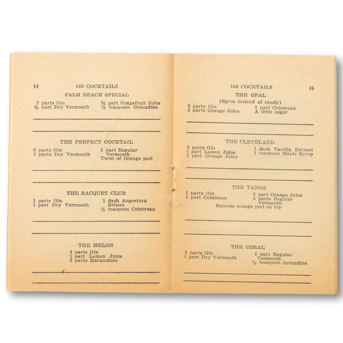 Very RARE Cocktail Book