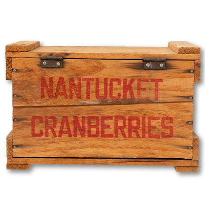 Nantucket Cranberries Wood Crate