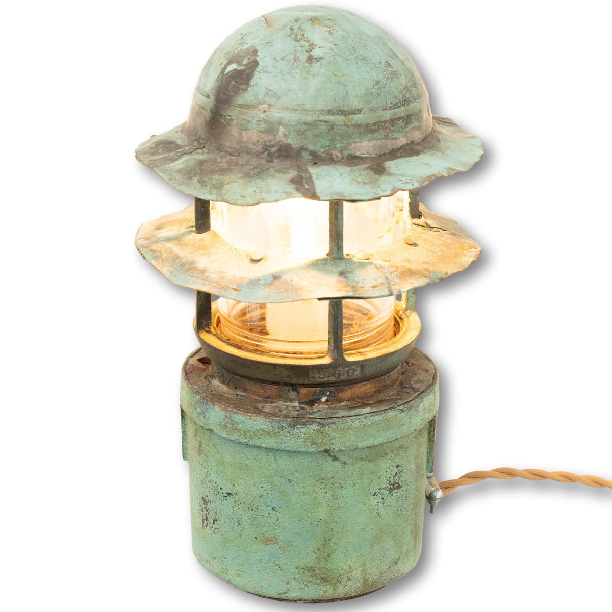 Salvaged Marine Lamp