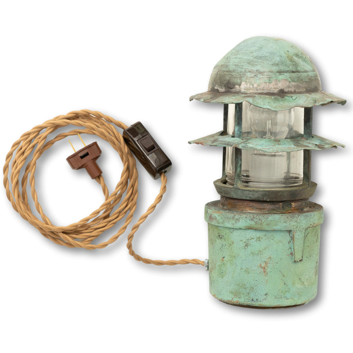 Salvaged Marine Lamp