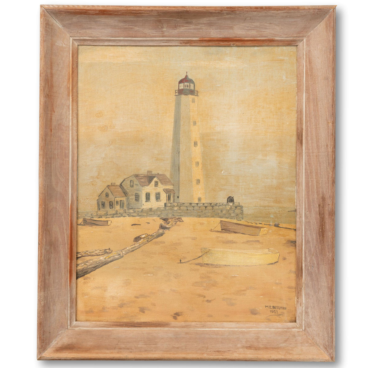 Saybrook Inner Lighthouse Or Lynde Point Lighthouse Painting