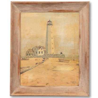 Saybrook Inner Lighthouse Or Lynde Point Lighthouse Painting
