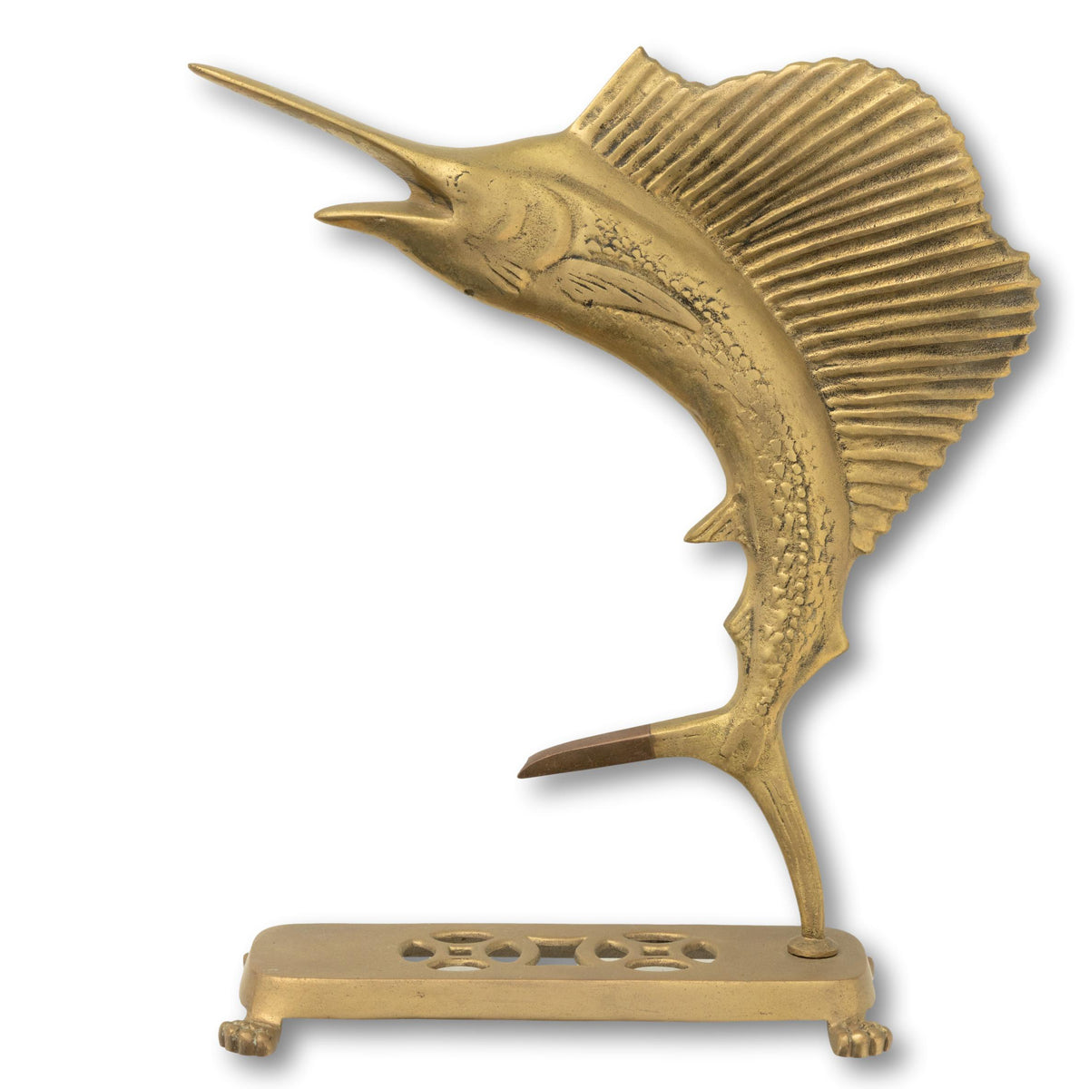 Leaping Atlantic Sailfish Statue