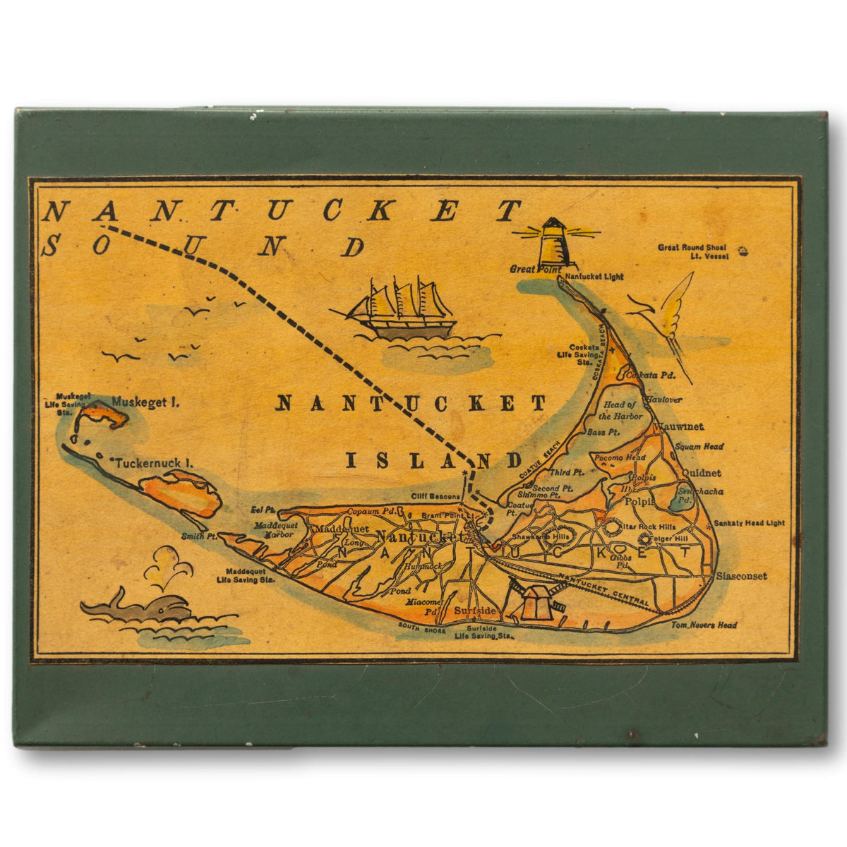 Nantucket Lidded Tin