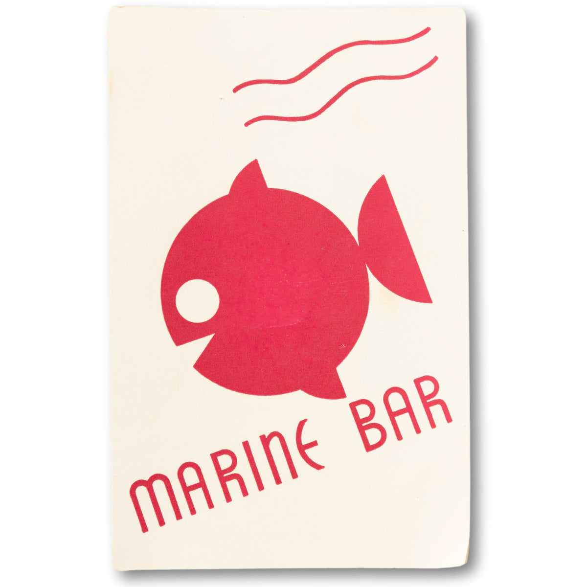 "Marine Bar" Drink Menu
