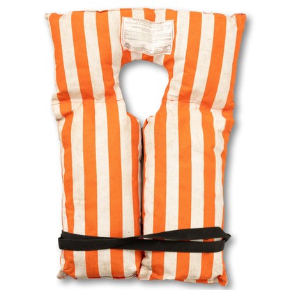 Orange Stripe Life Vest