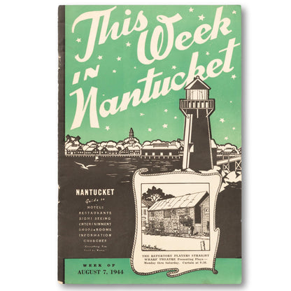 1944 Nantucket Travel Guide