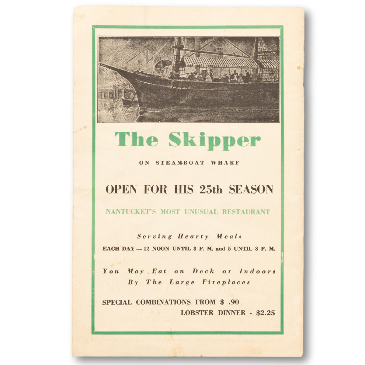 1944 Nantucket Travel Guide