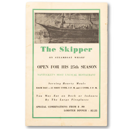 1944 Nantucket Travel Guide