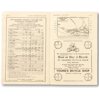 1944 Nantucket Travel Guide
