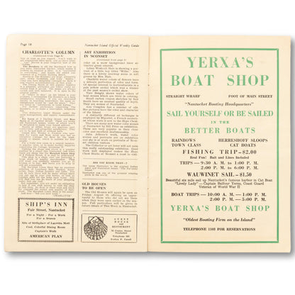 1944 Nantucket Travel Guide