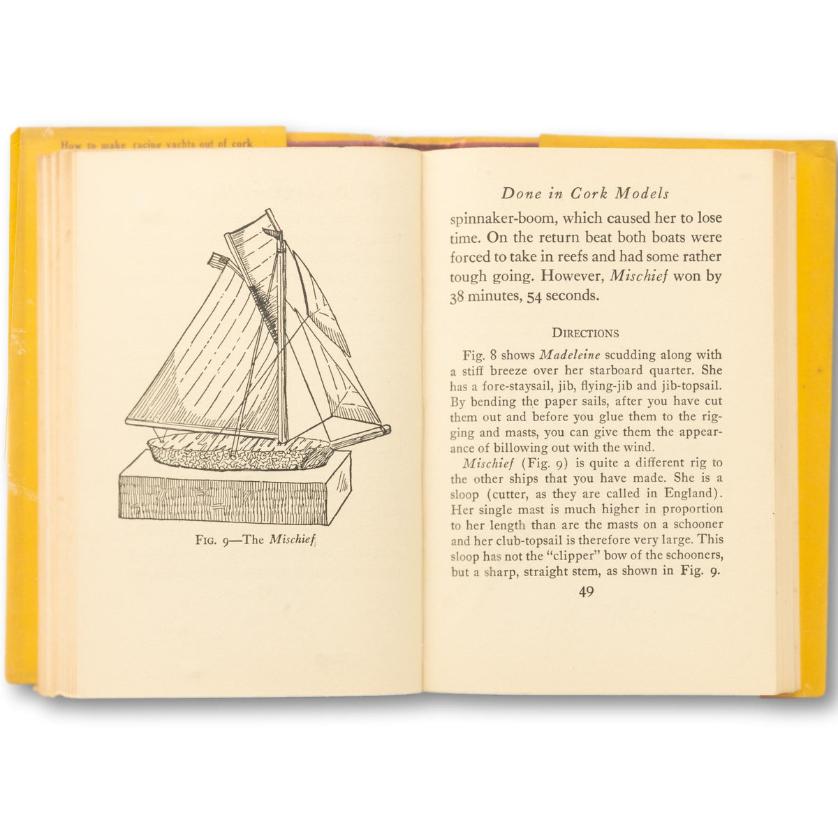 Racing Yachts, Done In Cork Models