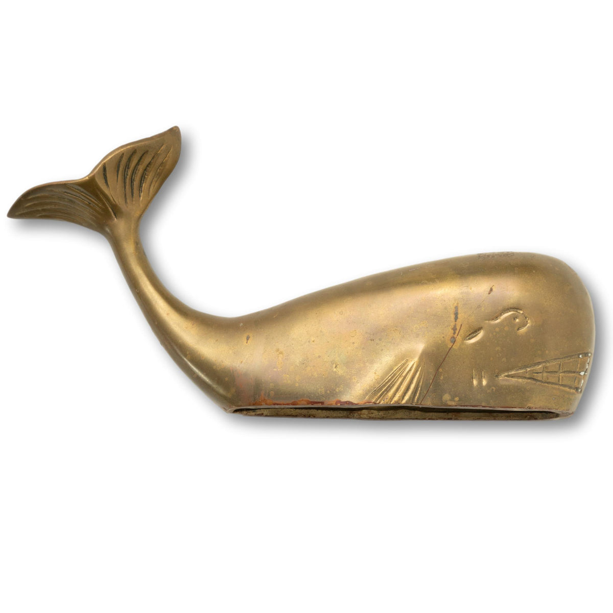 Large Brass Whale