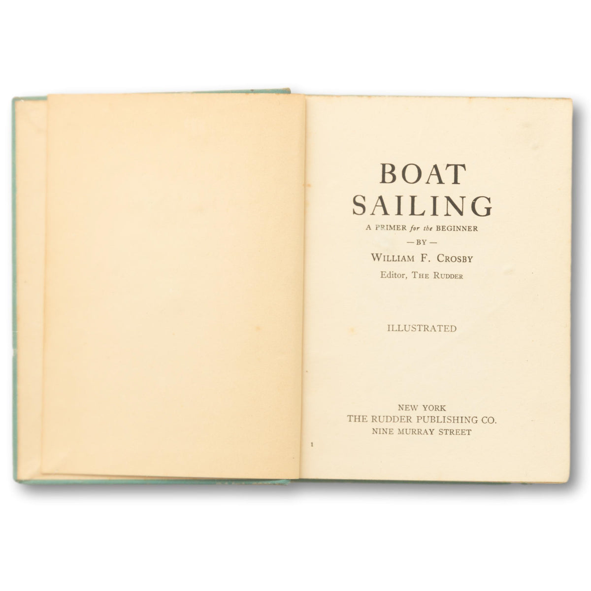 1935 Boat Sailing Book