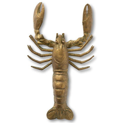 Large Brass Lobster