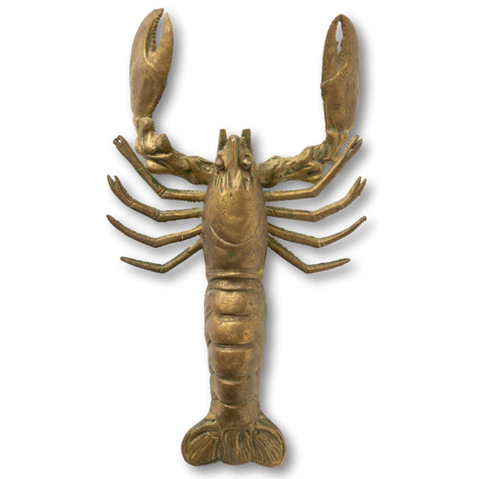 Large Brass Lobster