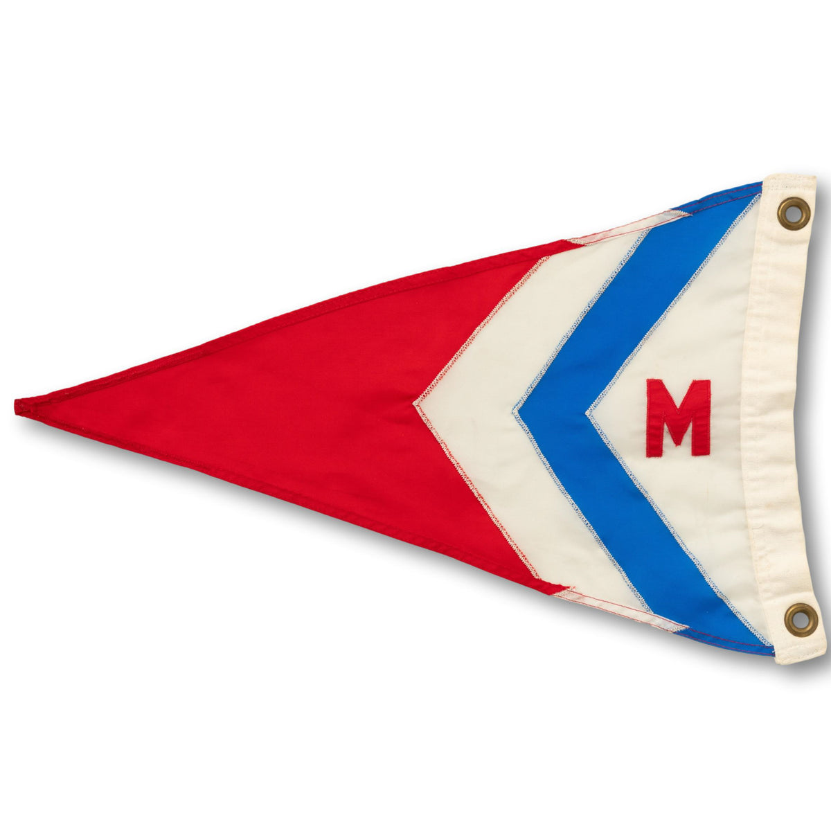 Red, White And Blue "M" Pennant