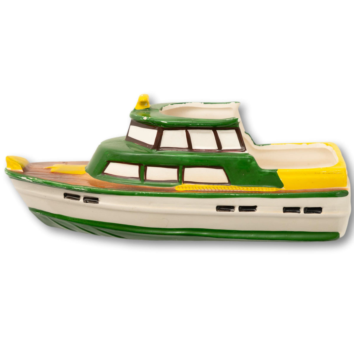 Hand Painted Yacht Planter/Dish