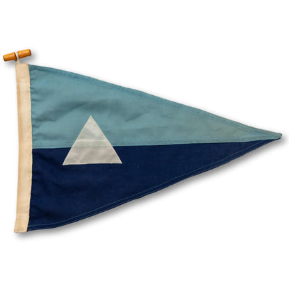 Teal and Navy Burgee
