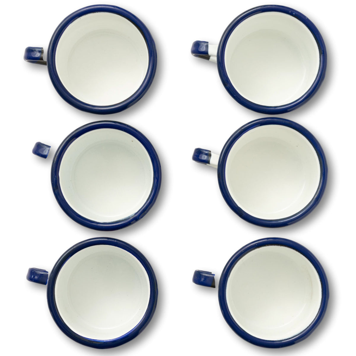 Set of Enameled Nautical Mugs