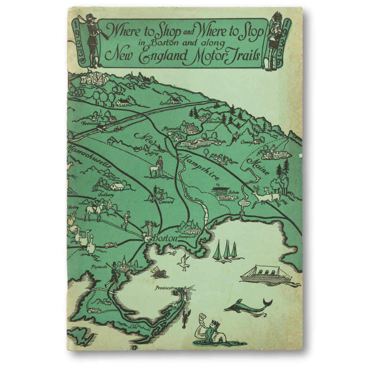 1933 New England Travel Book