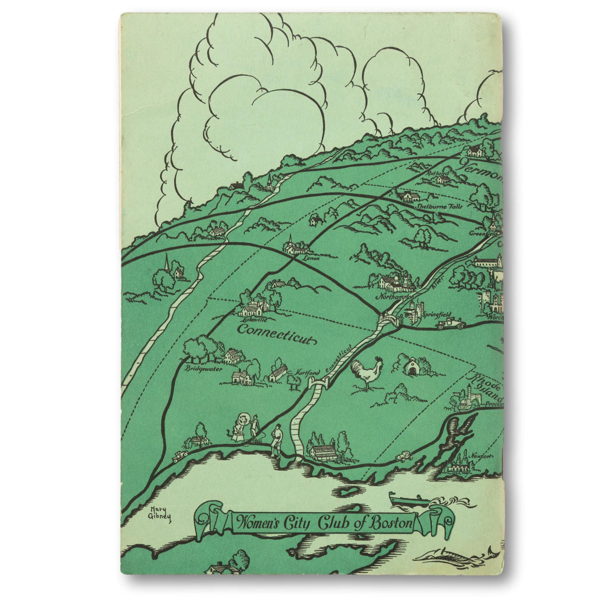 1933 New England Travel Book