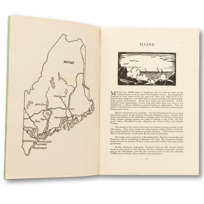 1933 New England Travel Book