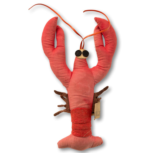 "KEEP SMILING" Lobster Stuffed Toy