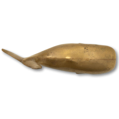 Large Brass Whale